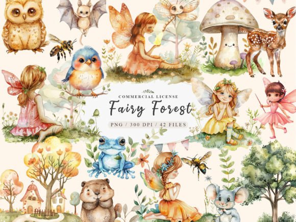 Download Sweet Forest Friends, Fairy Woodland Png - Sweet forest friends Collection